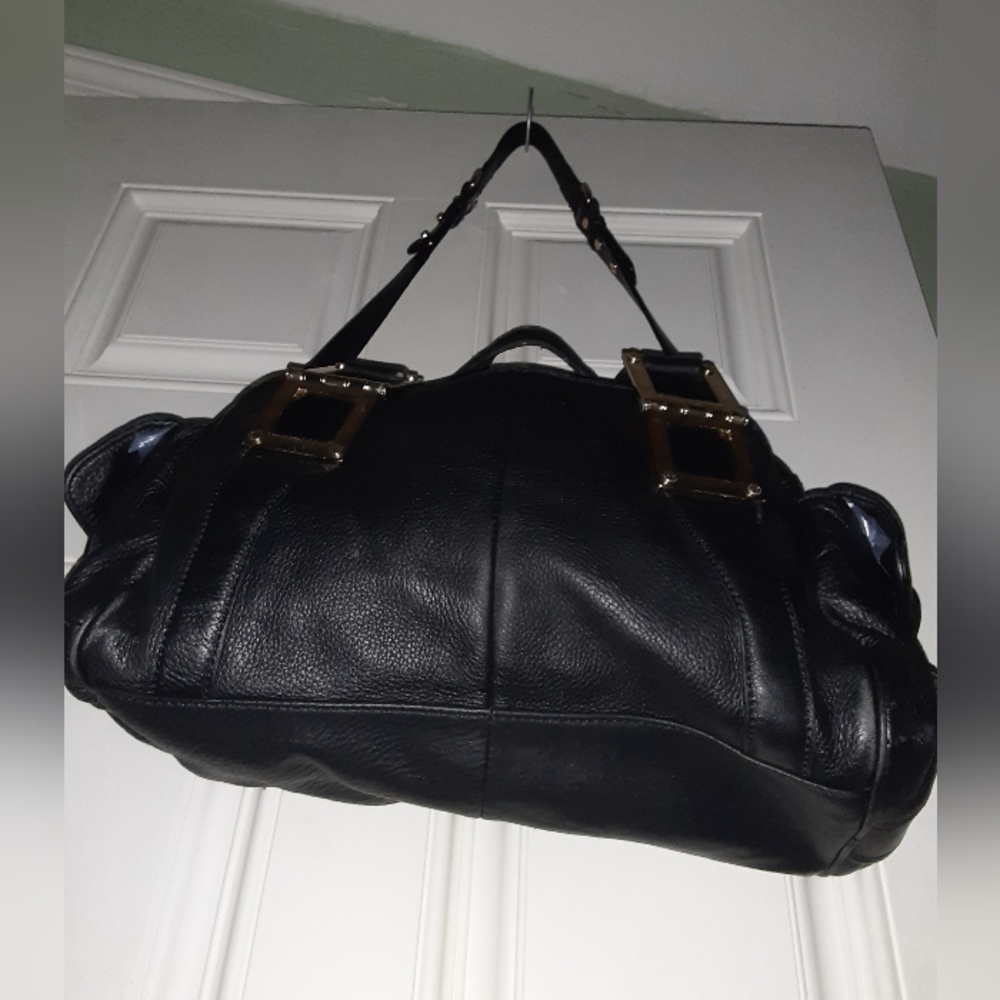 Kelsie Dragger Black Leather  Shoulder bag - Picture 11 of 15